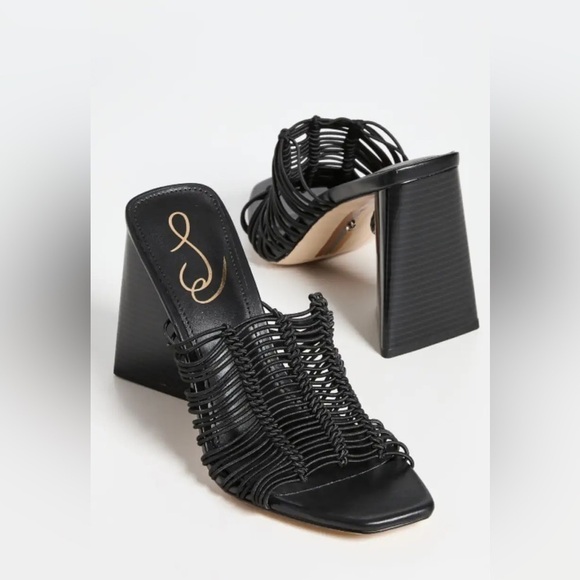 Sam Edelman Laurette Block Heel Mule black - size 8.5 - Picture 3 of 14